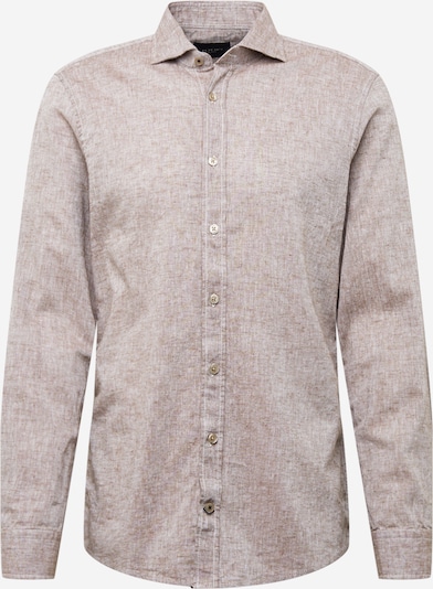 JOOP! Jeans Overhemd 'Hanjo' in de kleur Donkerbeige / Beige gemêleerd, Productweergave