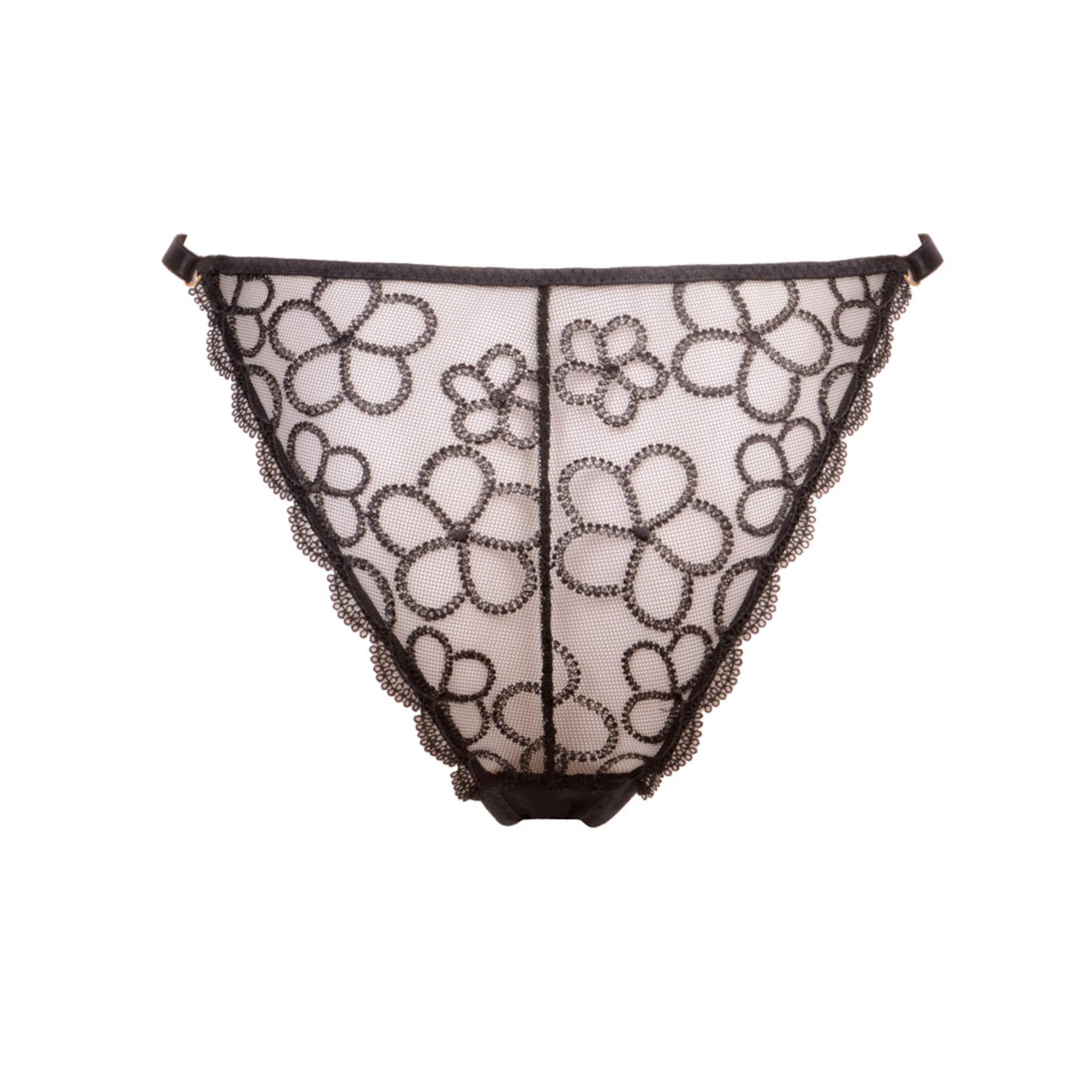 WHITE RVBBIT - Tanga en negro
