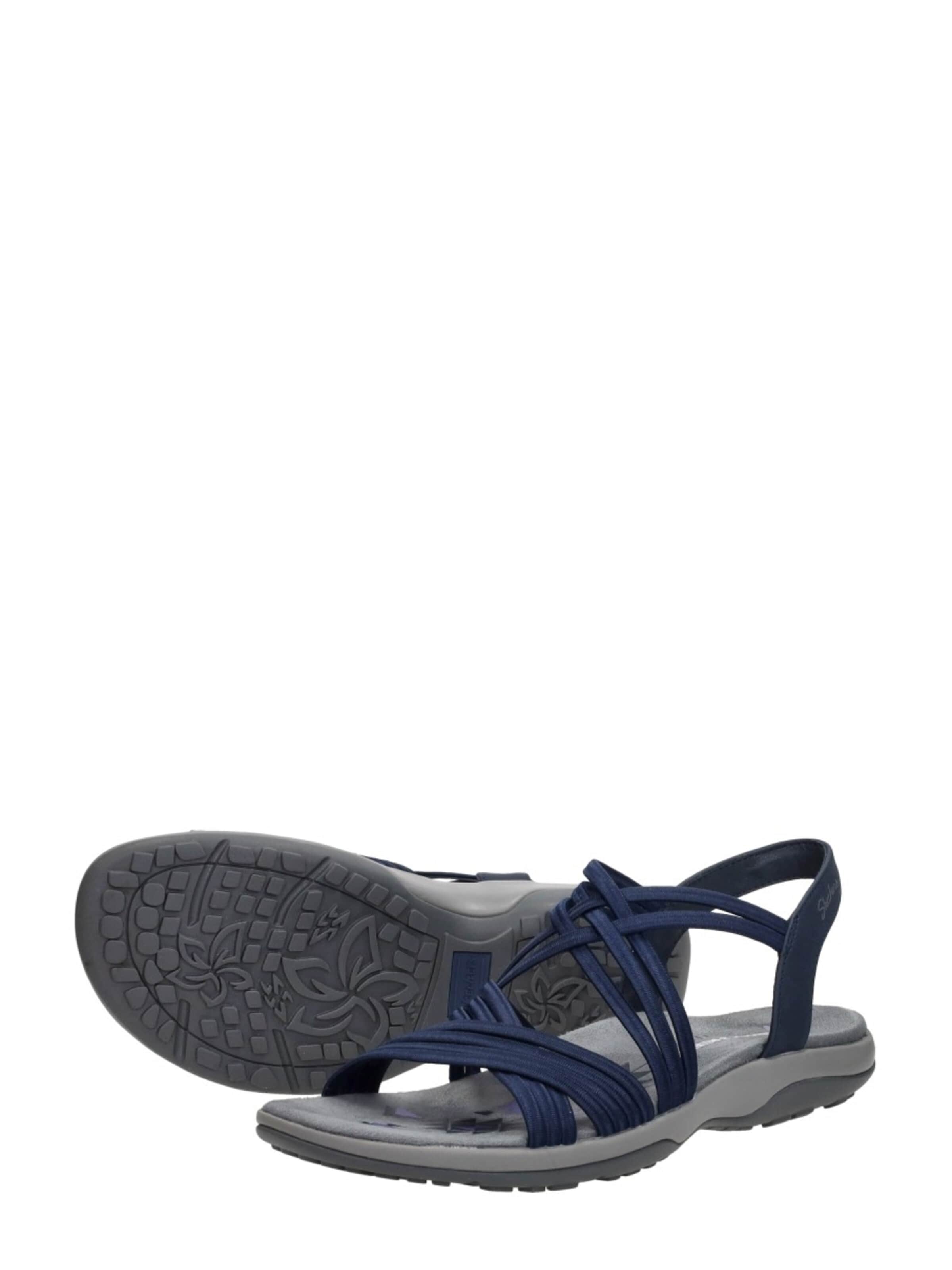 SKECHERS Sandal 'Reggae Slim - Sunnyside' in Blue