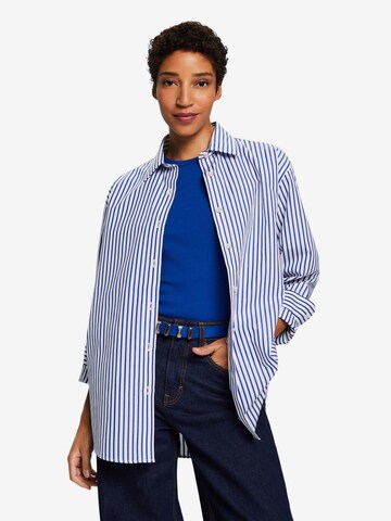 ESPRIT Blouse in Blauw: voorkant