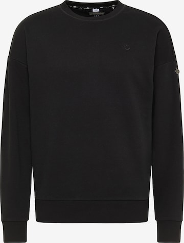 Sweat-shirt DreiMaster Vintage en noir : devant