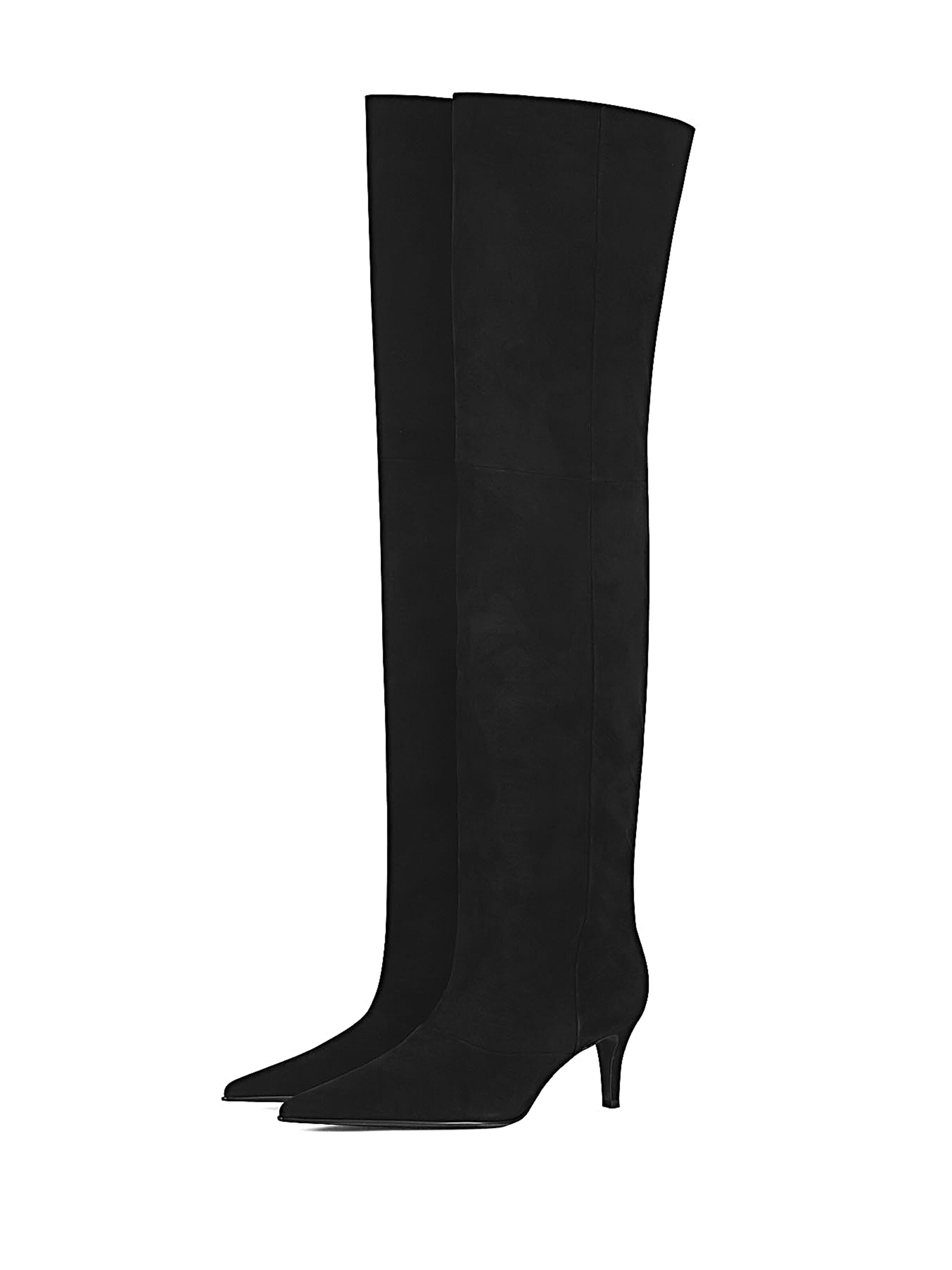 Potamy Over the Knee Boots in Black