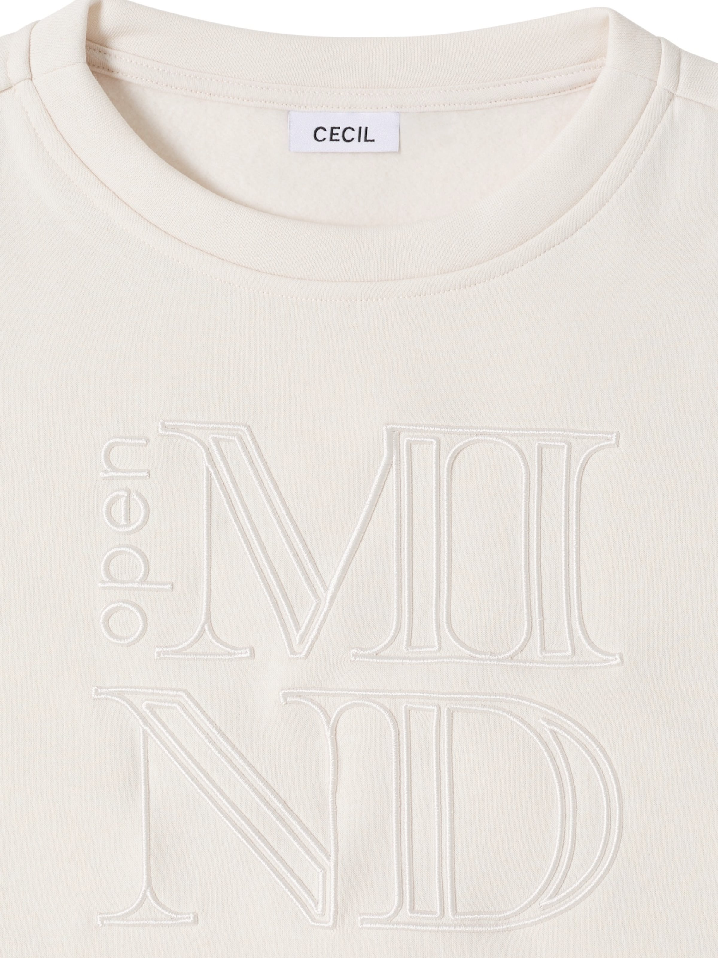 CECIL Sweatshirt in Beige