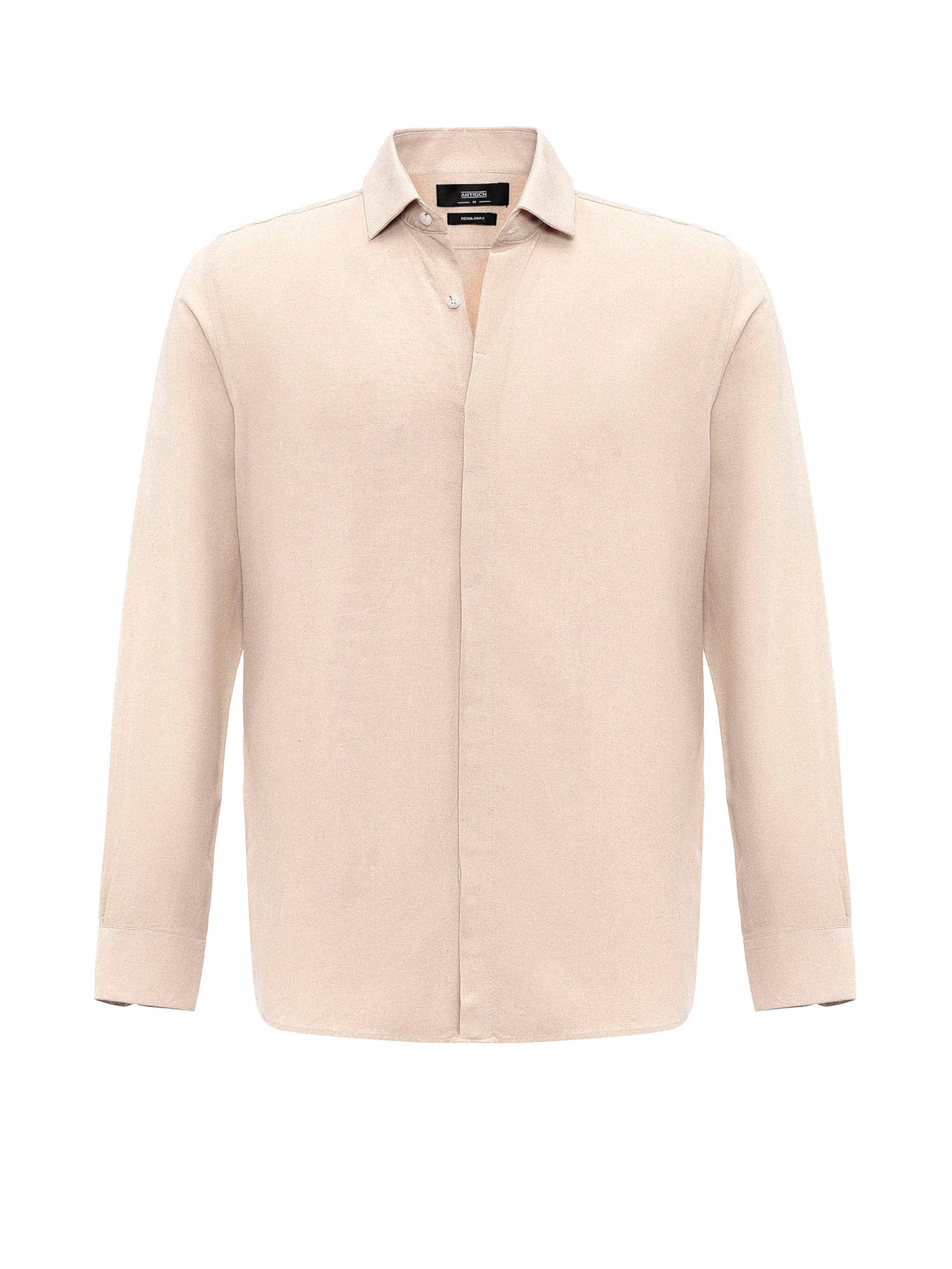 Antioch Comfort Fit Риза в бежово: отпред