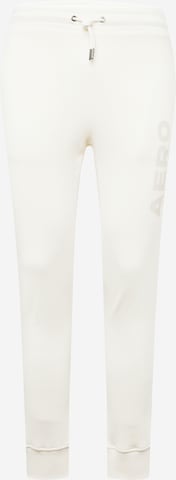 Effilé Pantalon de sport AÉROPOSTALE en beige : devant