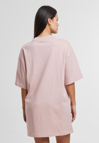 Robe ' Ladies Organic Heavy Oversized Tee Dress ' Urban Classics en rose
