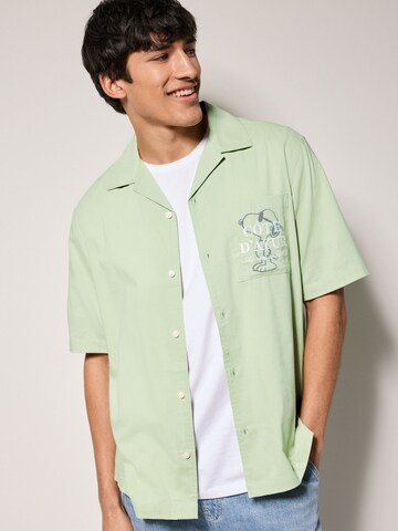 Next - Regular Fit Camisa em verde