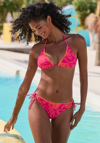 VENICE BEACH Triangel Bikini 'Venice' in Roze: voorkant