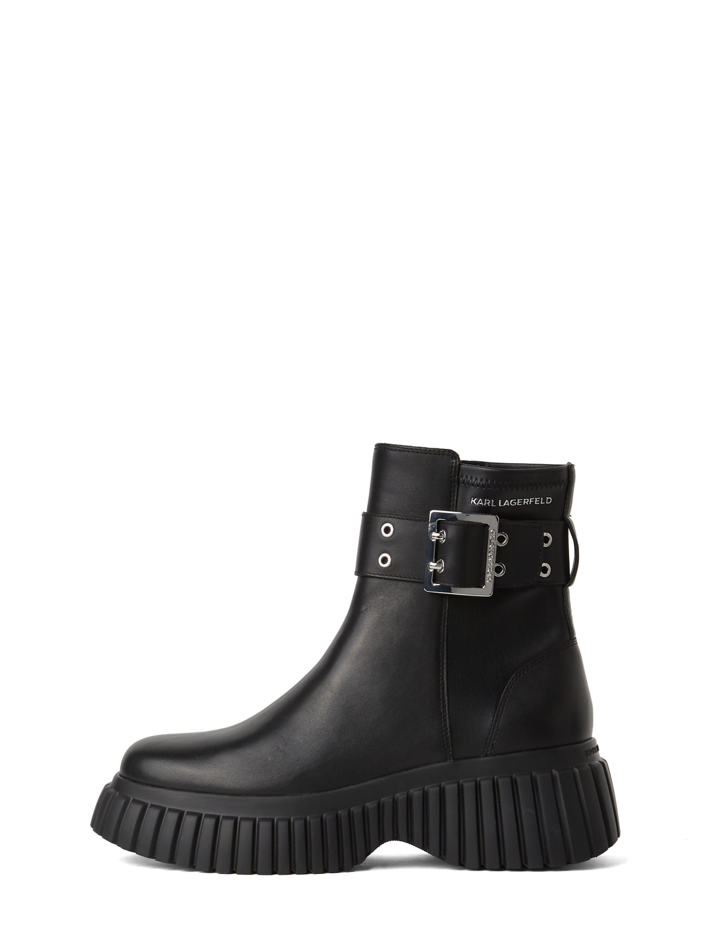 Karl Lagerfeld Boots in Zwart: voorkant