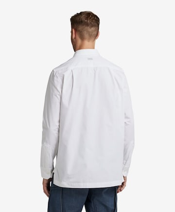 Coupe regular Chemise G-Star RAW en blanc