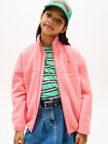 Jachetă  fleece de la TOMMY HILFIGER pe roz