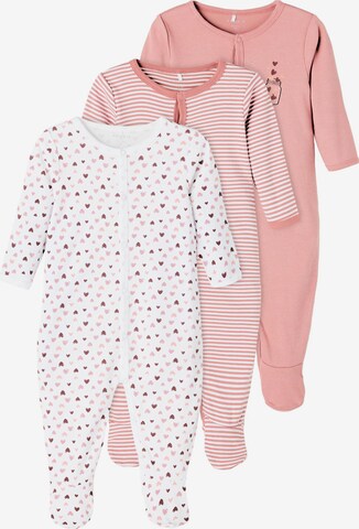 NAME IT - Pijama em rosa: frente