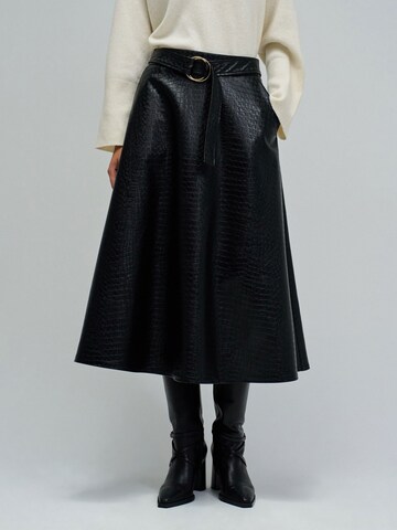 Jupe Salsa Jeans en noir : devant