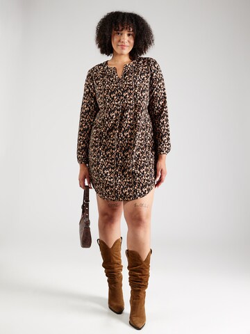 ONLY Carmakoma Shirt Dress 'CARLUX CELI' in Black: front