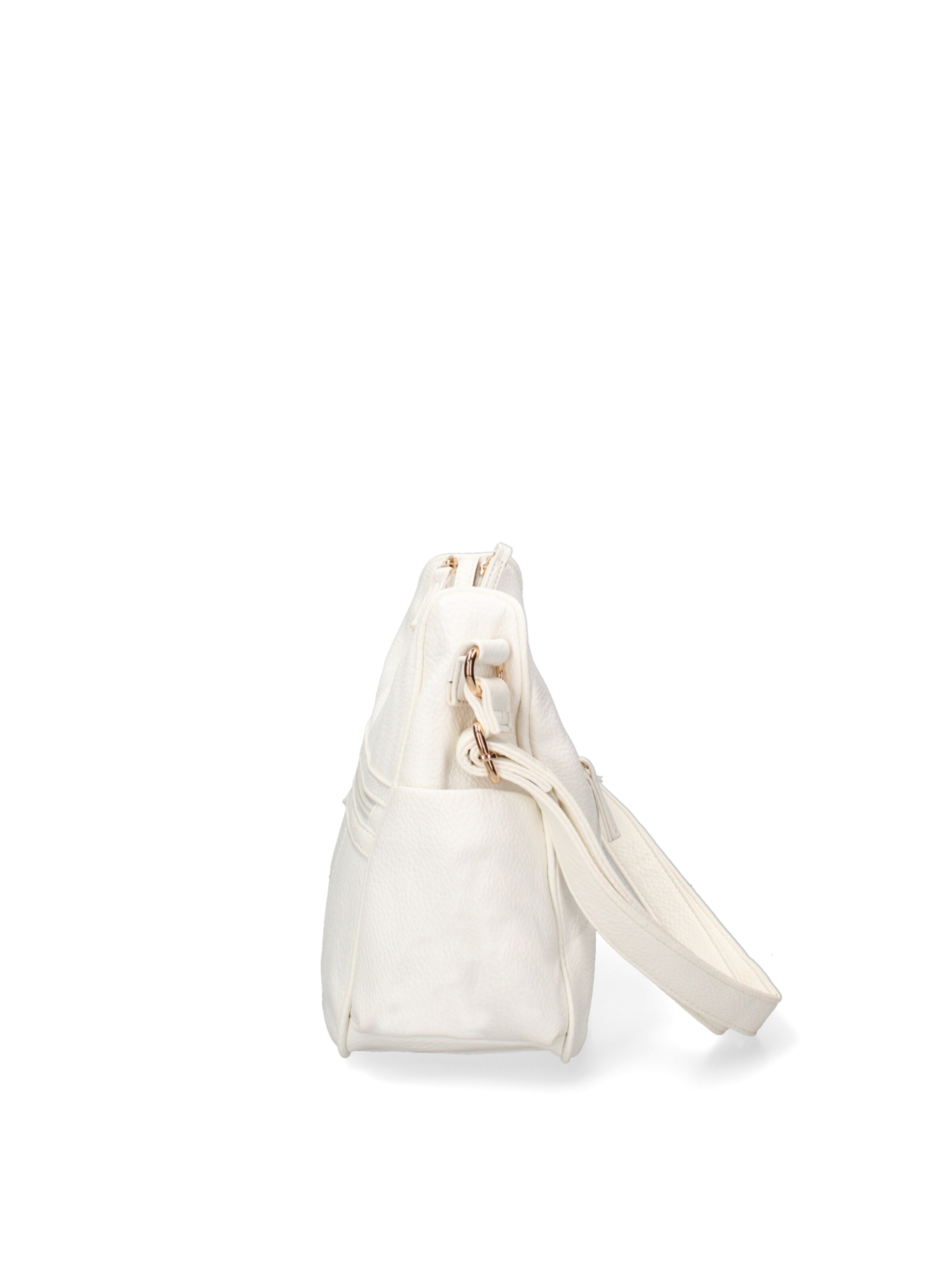 Borsa a tracolla 'Borsa a Tracolla Donna B Cavalli Ecopelle Zip Tasche Multiple 28x24cm' di B. Cavalli in bianco