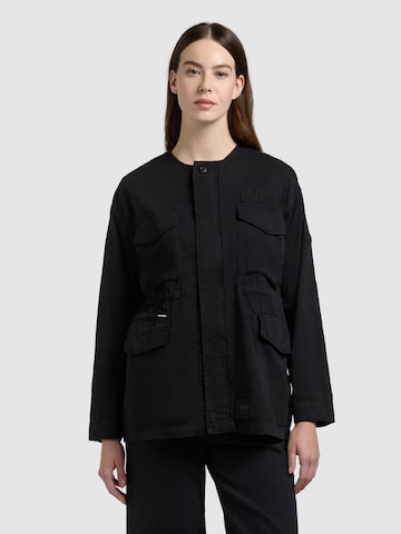 khujo Jacke 'SUNNA' in Schwarz: Vorderseite