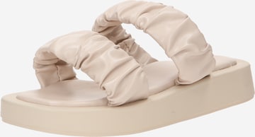 NLY by Nelly Mules in Beige: front