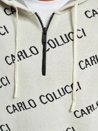 Carlo Colucci Sweater in Black / White, Item view