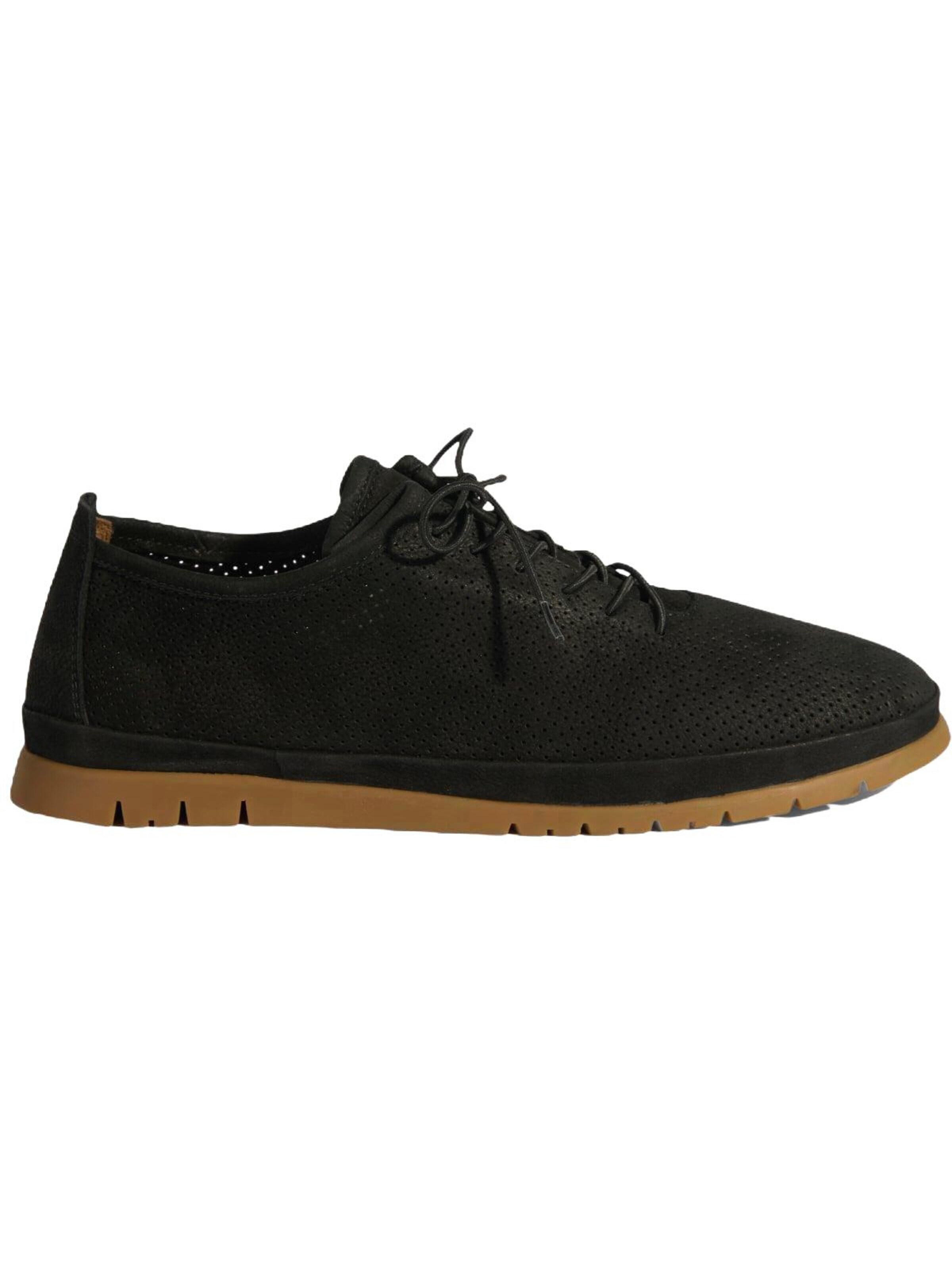 Chaussure à lacets 'Beleg' Desa en noir