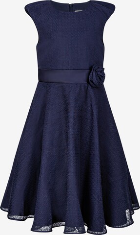 happy girls Dress in Blue: front