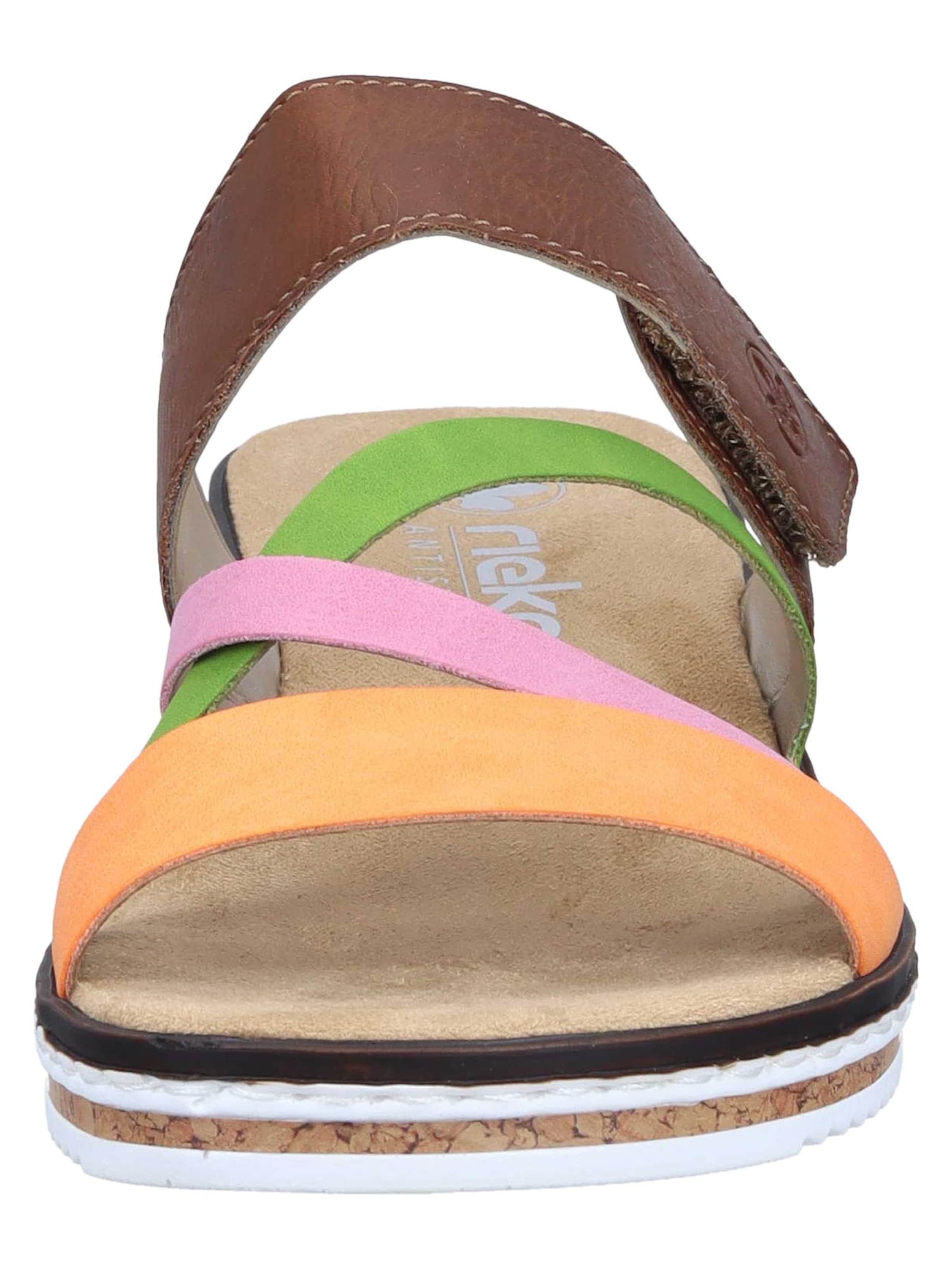Mule Rieker en mélange de couleurs
