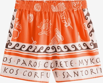 Pantalon Next en orange : devant