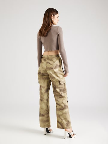 Regular Pantalon cargo Misspap en vert