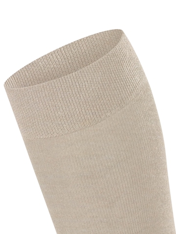 FALKE Overknee Strümpfe 'Sensitive London'‌‌‌‌‌ in Beige