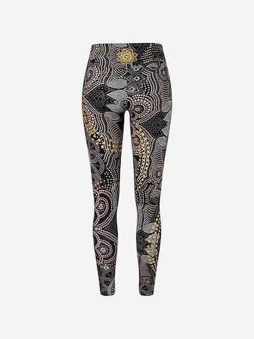 Spirit of OM Skinny Leggings 'Yoga Maui' in Black