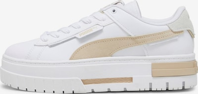 PUMA Baskets basses 'Mayze' en beige / blanc, Vue avec produit