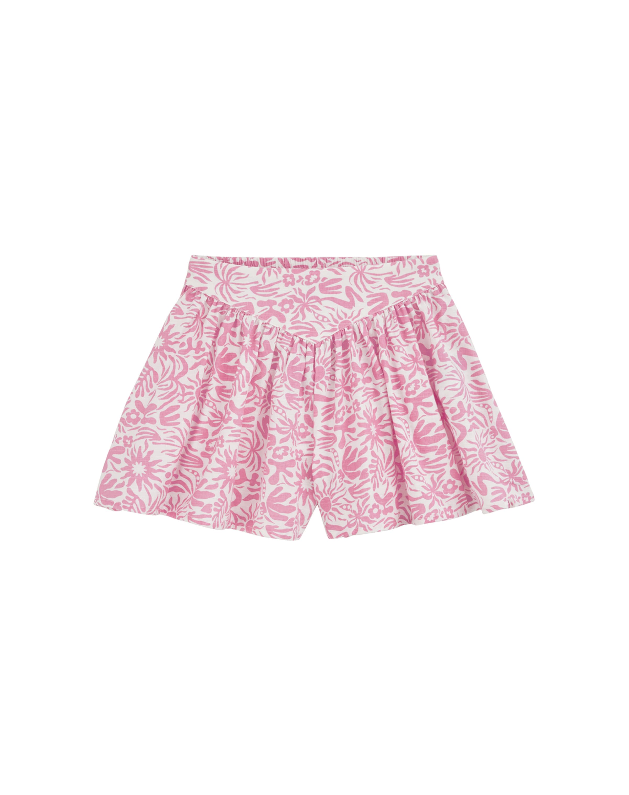 WE Fashion Avar lõige Püksid, värv roosa: eest vaates