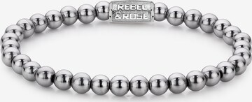 Rebel & Rose Bracelet in Silver: front