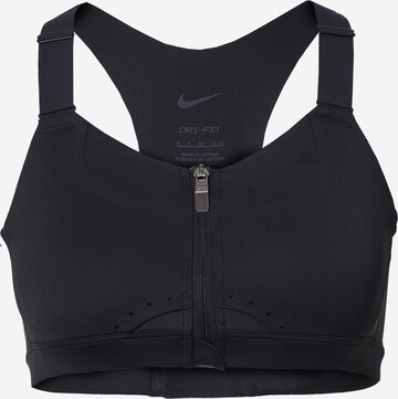 Bustino Reggiseno sportivo di NIKE in nero: frontale