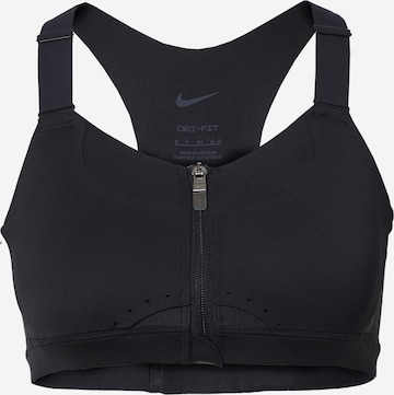NIKE Sports bra in Black: front