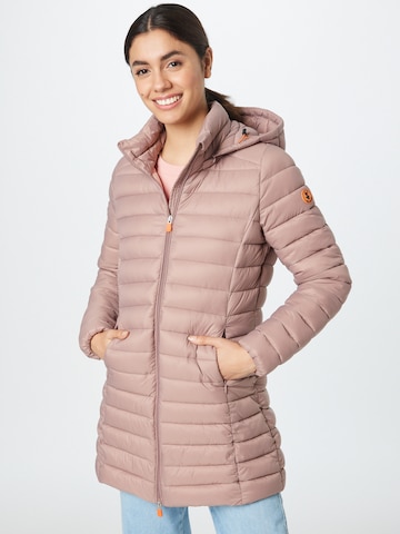 SAVE THE DUCK Between-seasons coat 'CAROL' in Pink: front