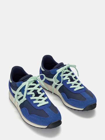 Pull&Bear Sneaker in Blau