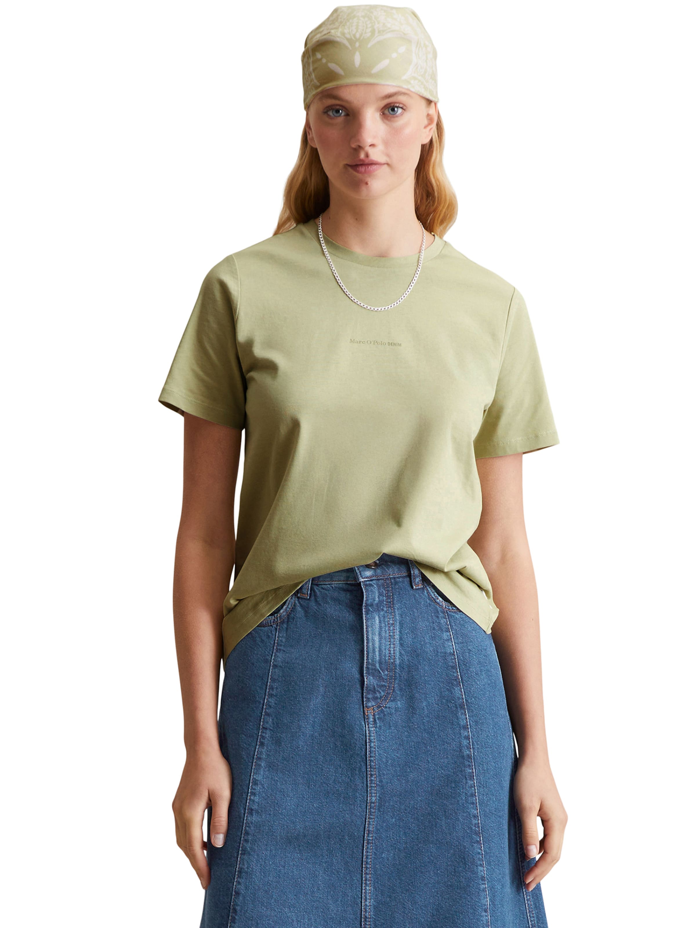 T-shirt Marc O'Polo DENIM en vert : devant