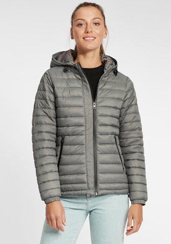 Oxmo Between-Season Jacket 'Nella' in Grey: front