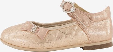 Prestije Ballet Flats in Gold: front