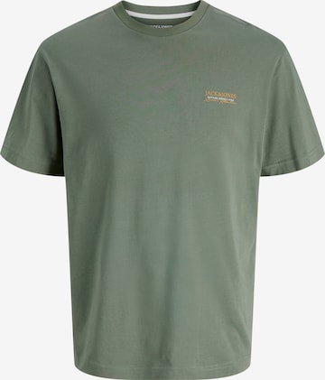 JACK & JONES Тениска 'JJSUMMER VIBES' в зелено: отпред