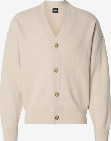 BOSS Neuletakki 'C-Ucone' värissä valkoinen: etupuoli