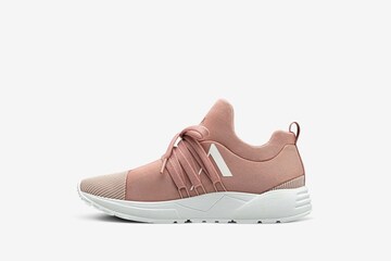 Sneaker bassa 'Raven' di ARKK Copenhagen in rosa: frontale