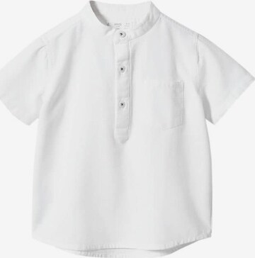 MANGO KIDS Button Up Shirt 'Artur' in White: front