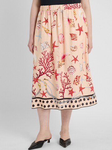 Guido Maria Kretschmer Curvy - Falda 'Jolanda' en marrón: frente