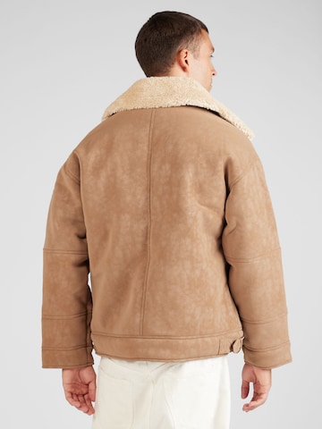 TOPMAN Winterjas in Beige