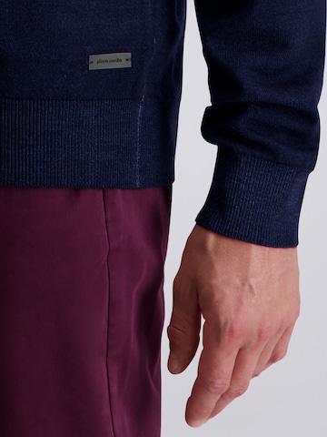 PIERRE CARDIN Gebreid vest in Blauw