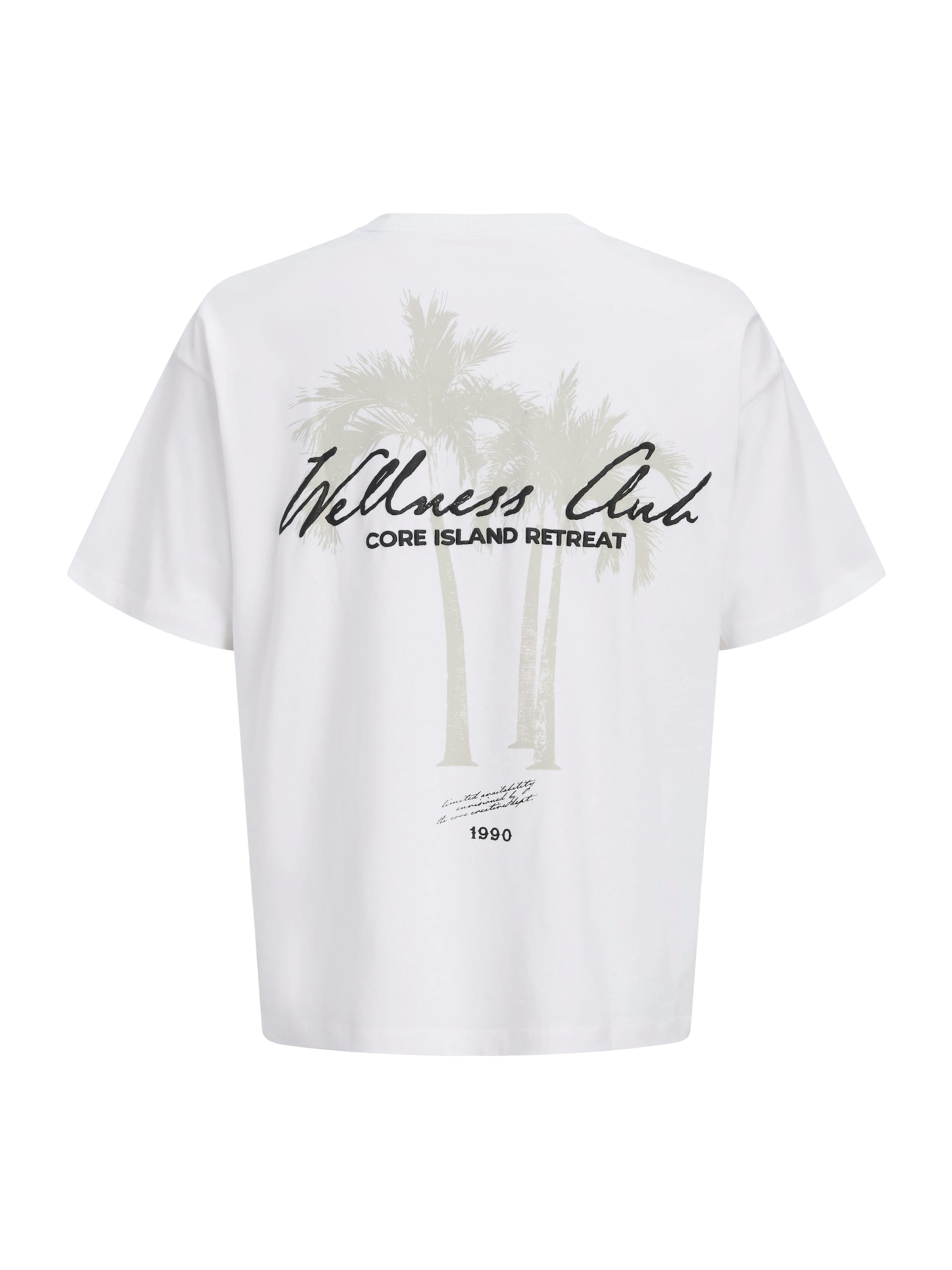 T-Shirt 'JCOEterna' JACK & JONES en blanc