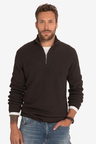 Pull-over JP1880 en marron : devant