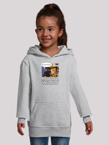 Sweat 'Use the Force' F4NT4STIC en gris : devant