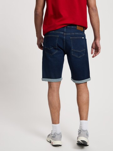 CROSS JEANS Regular Shorts 'Leom ' in Blau